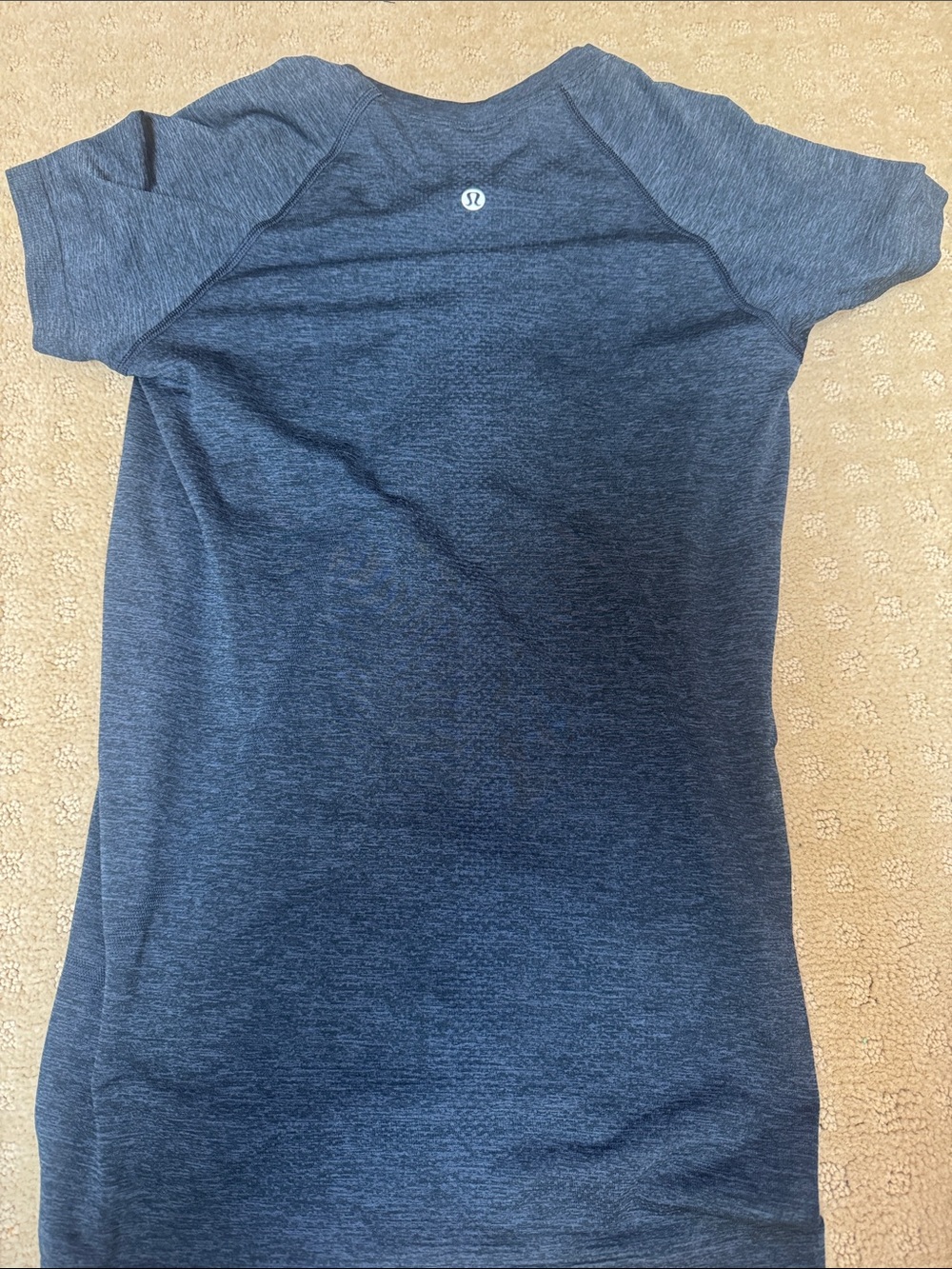 lululemon athletica Kids Short-Sleeve Heathered Navy Top